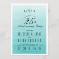 Lac gelé ombré | Invitation d'anniversaire