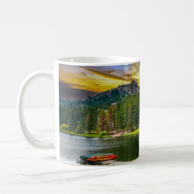 Lac Légion dans la tasse du parc d'état Custer (Gauche)