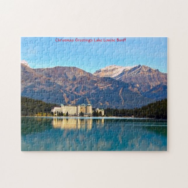 Lac Louise Banff. Puzzle à pièces (Horizontal)