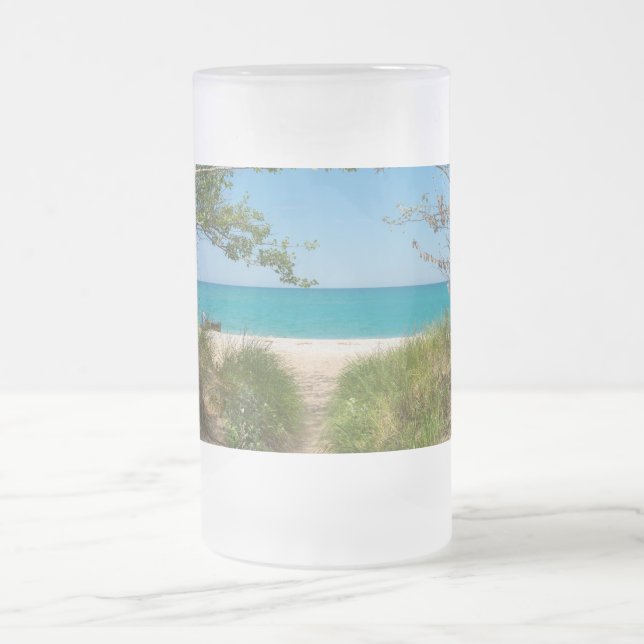 Lac Michigan Tranquillité Mug givrée (Centre)