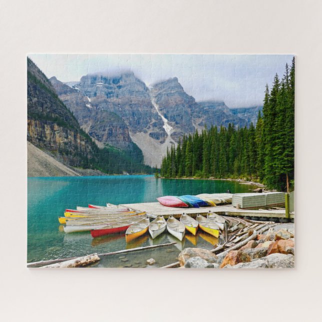 Lac Moraine Parc national Banff Jigsaw Puzzle (Horizontal)
