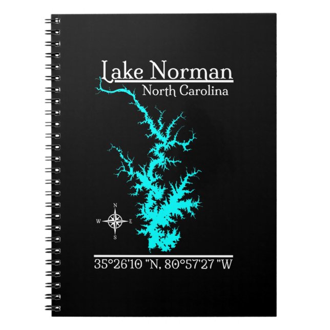 Lac Norman Caroline du Nord Cahier de coordonnées (Devant)