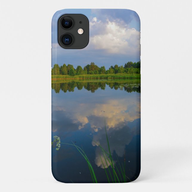 Lac Nuages Sky Belarus Nature iPhone 11 Coque (Dos)