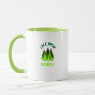 Lac Orion Michigan Ville natale Café Mug