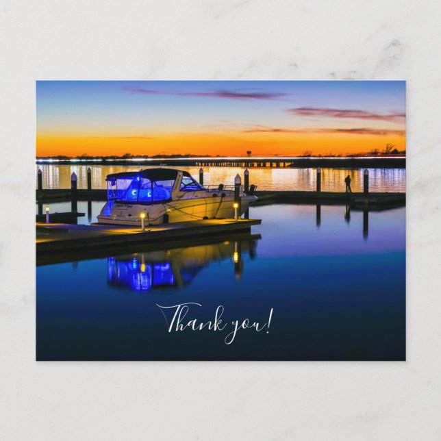 Lac Ray Hubbard Rockwall TX Merci Carte postale (Devant)