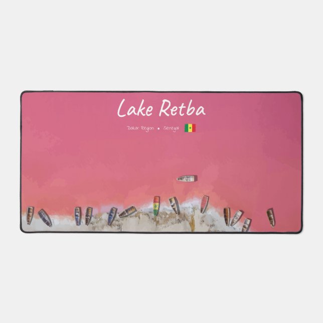 Lac Retba, Sénégal - Bateaux du lac rose (Recto)