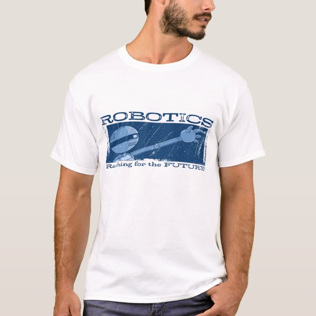 LAC "robotique d'AUTOMNE !" T-shirt affligé (Devant)