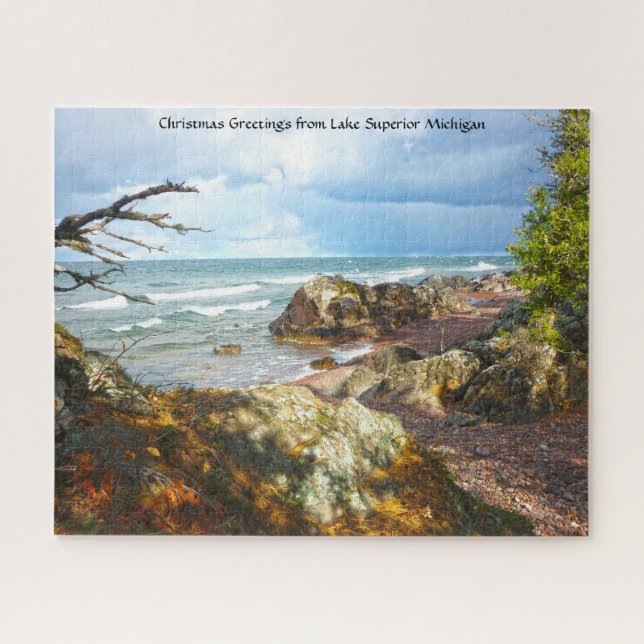 Lac Supérieur Michigan. Puzzle (Horizontal)