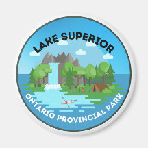 Lac Supérieur Ontario Parc provincial Magnet