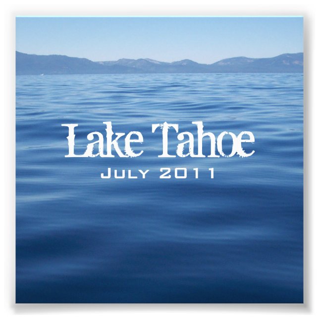 Lac Tahoe CD Insertion photo (Devant)