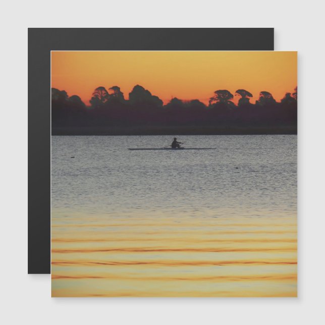 Lac Wendouree Calme Avant la Tombée de la Nuit (Devant / Derrière)