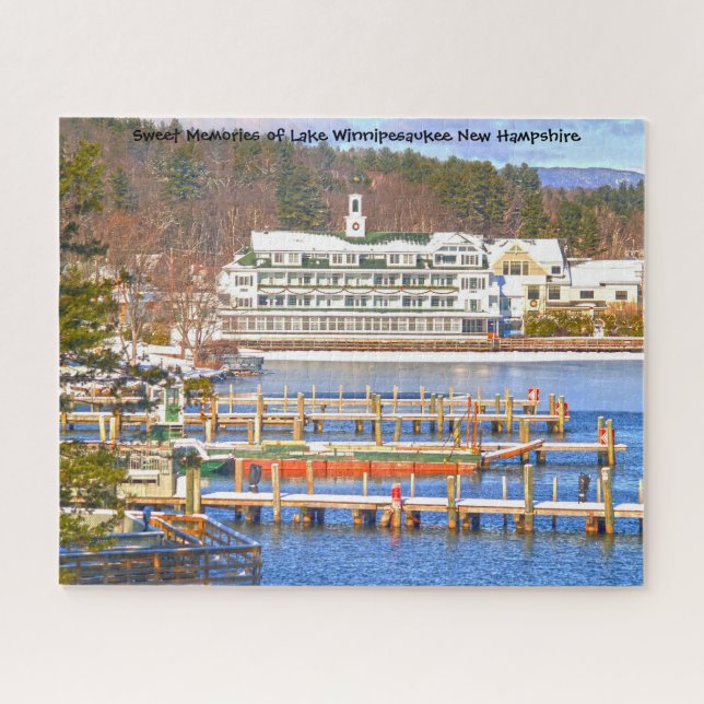 Lac Winnipesaukee New Hampshire. Jigsaw Puzzle (Horizontal)