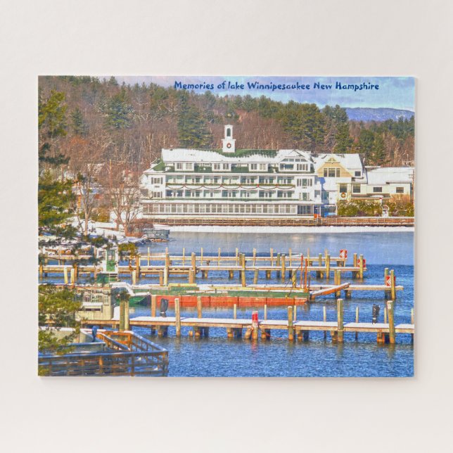 Lac Winnipesaukee New Hampshire. Jigsaw Puzzle (Horizontal)