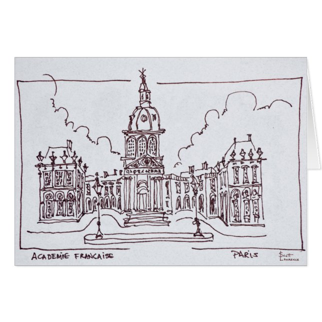 L'Académie française | Seine, Paris (Devant horizontal)
