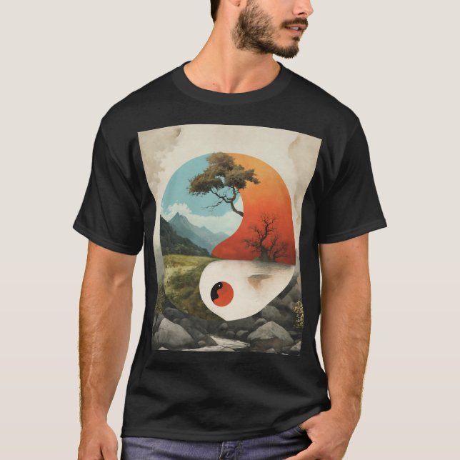 "L'acceptation de l'harmonie : T-shirt du surréali (Devant)