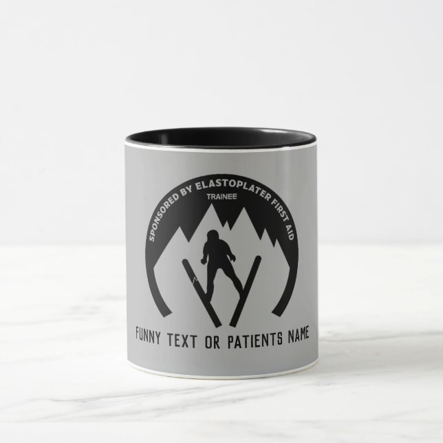 L'Accident De Ski Se Bien Bientôt Grande Mug De Ca (Centre)