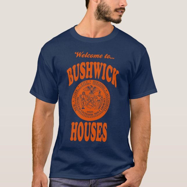 L'accueil à Bushwick loge le T-shirt (Devant)