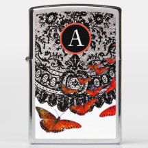 LACE NOIRE CHANTILLON MOTIF PERSONNALISÉ Zippo Lig