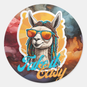 Lâchez-vous et profitez de la vie. Autocollant