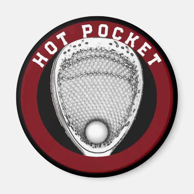 Lacrosse Goalie Novelty Cadeau Magnet (Devant)
