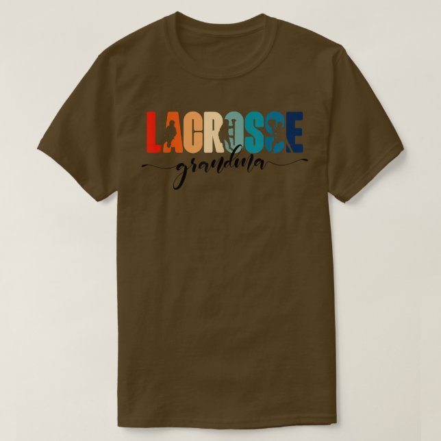 Lacrosse Lover Lacrosse Grand-mère T-shirt Copier (Design devant)