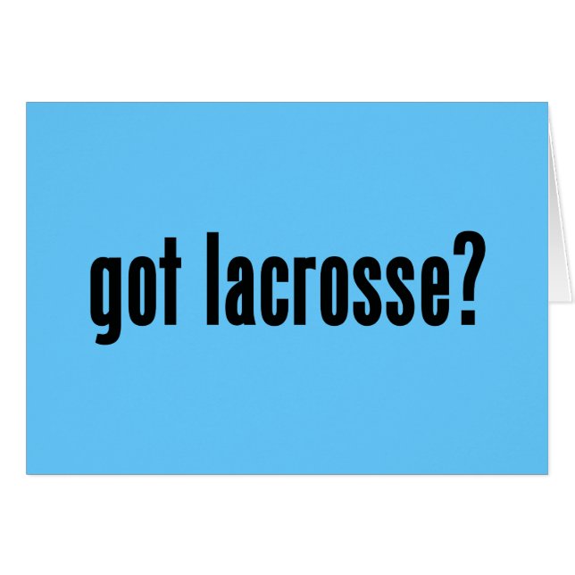 lacrosse obtenue ? (Devant horizontal)