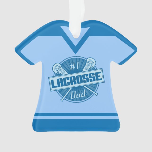 Lacrosse Papa Nom et Numéro Jersey (devant)