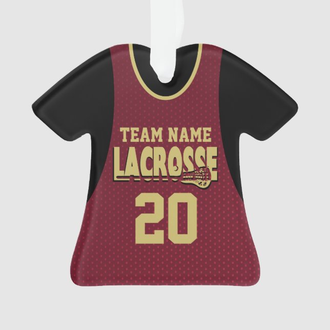 Lacrosse Sports Jersey Maroon (devant)