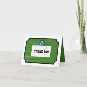 Lacrosse Ticket VIP Bar Mitzvah Carte de remerciem