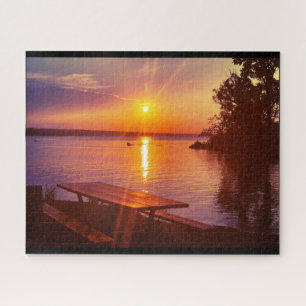 LACS À DOIGTS CAYUGA LAKE JIGSAW PUZZLE