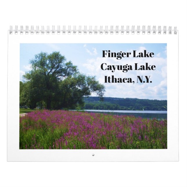 LACS DE FINGER calendrier du LAC ITHACA DE CAYUGA (Protection)