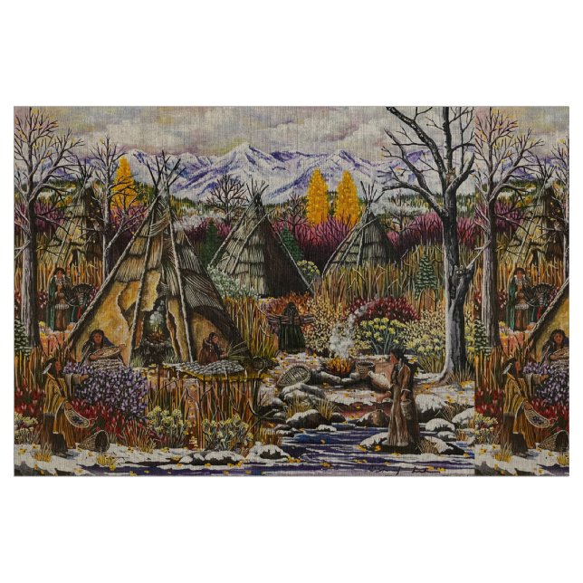 L'action de grâce du tissu Cayuse (Fat Quarter)