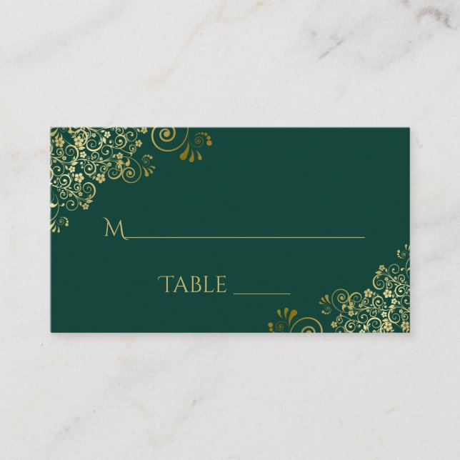 Lacy Gold sur la carte d'escorte Mariage Emerald G (Devant)