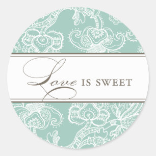 Lacy Love is Sweet Sticker