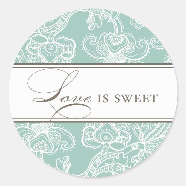 Lacy Love is Sweet Sticker (Devant)