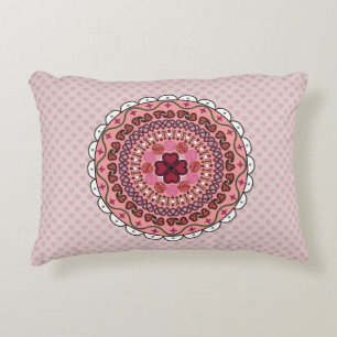 Lacy Valentine's Day Accent Coussin