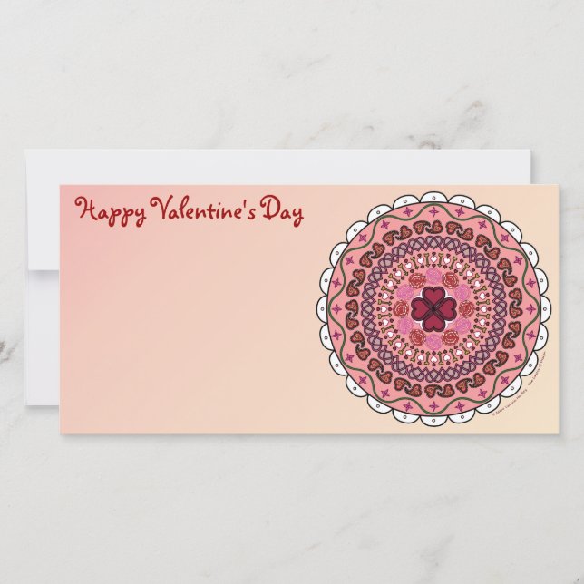 Lacy Valentine's Day Carte photo (Devant)
