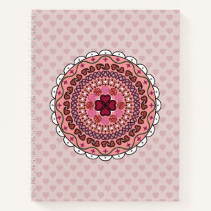 Lacy Valentine's Day Spiral Carnet