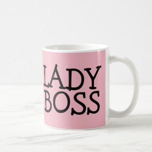 LADBOSS BOSS PINK COFFEE MUGS