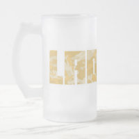 "Ladette" armée désert tempête texte bière tasse
