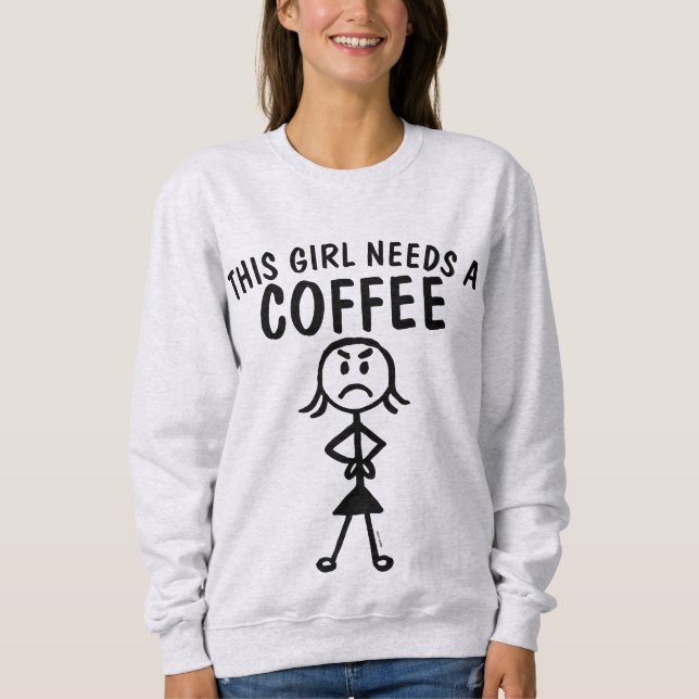 LADIES FUNNY COFFEE T-shirts (Devant)