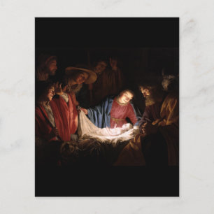 L'Adoration des bergers par Honthorst