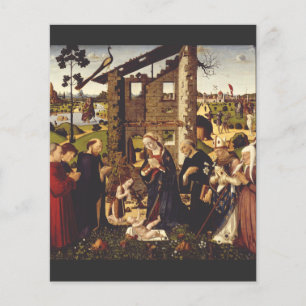 L'Adoration par Biagio d'Antonio Art Médiéval