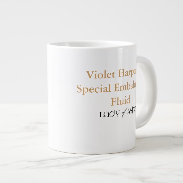 Lady Ashes Jumbo Mug - Embalming Fluid (Devant droit)