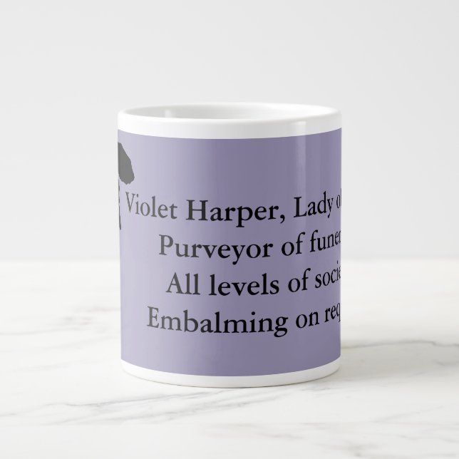 Lady Ashes, Jumbo Mug - Violet Harper (Devant)
