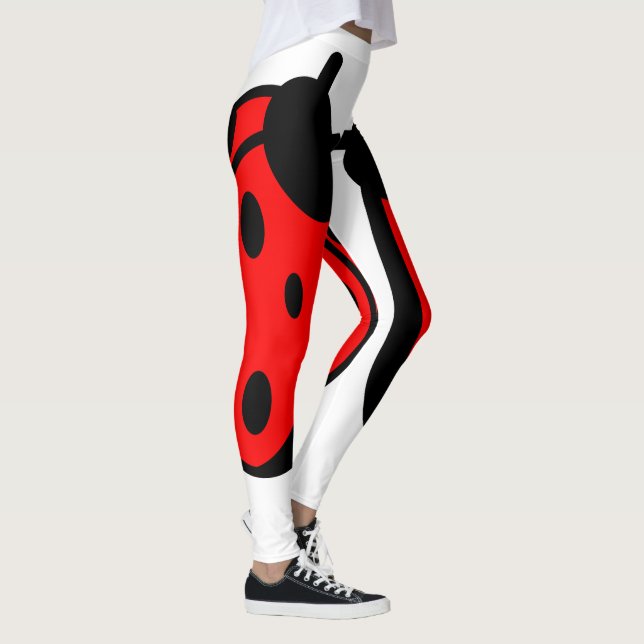 Lady Bug Leggings blancs (Droite)