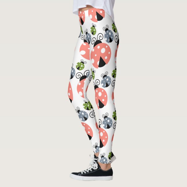 Lady Bug Motif Leggings (Gauche)