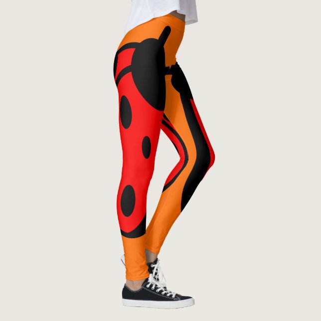Lady Bug Orange Leggings (Droite)