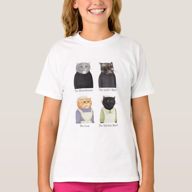 LADY CATS T-Shirt de base pour filles (Devant)