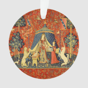 Lady et l'art de la Tapisserie médiévale Unicorn